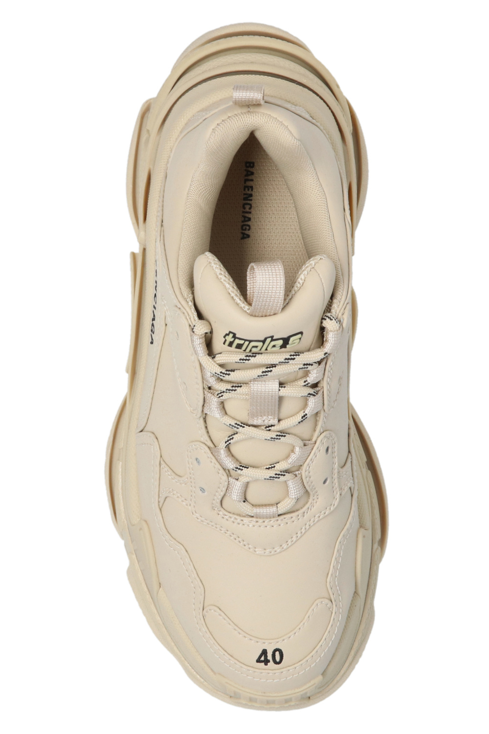 SchaferandweinerShops Afghanistan Recon Sneakers in Core White Cream White Beige Triple S sneakers Balenciaga